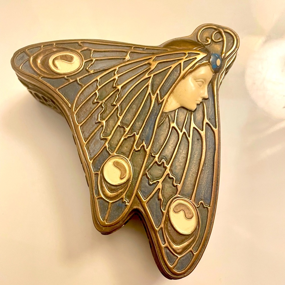 Art Nouveau Style Butterfly Princess Display/ Jewelry Box